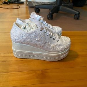 Wedding sneakers - size 39, never worn